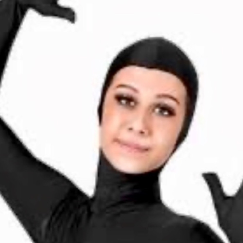 17 black costume hoods